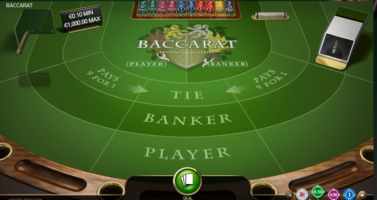 Play Baccarat Professional Series Standard Limit