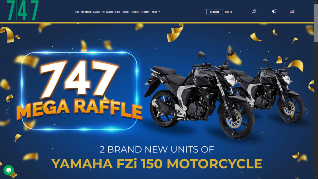 747.live Win one of 392 Prizes