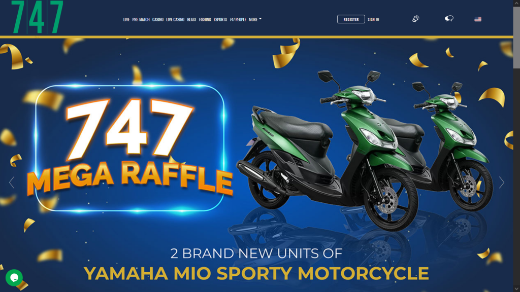 747.live Win one of 392 Prizes