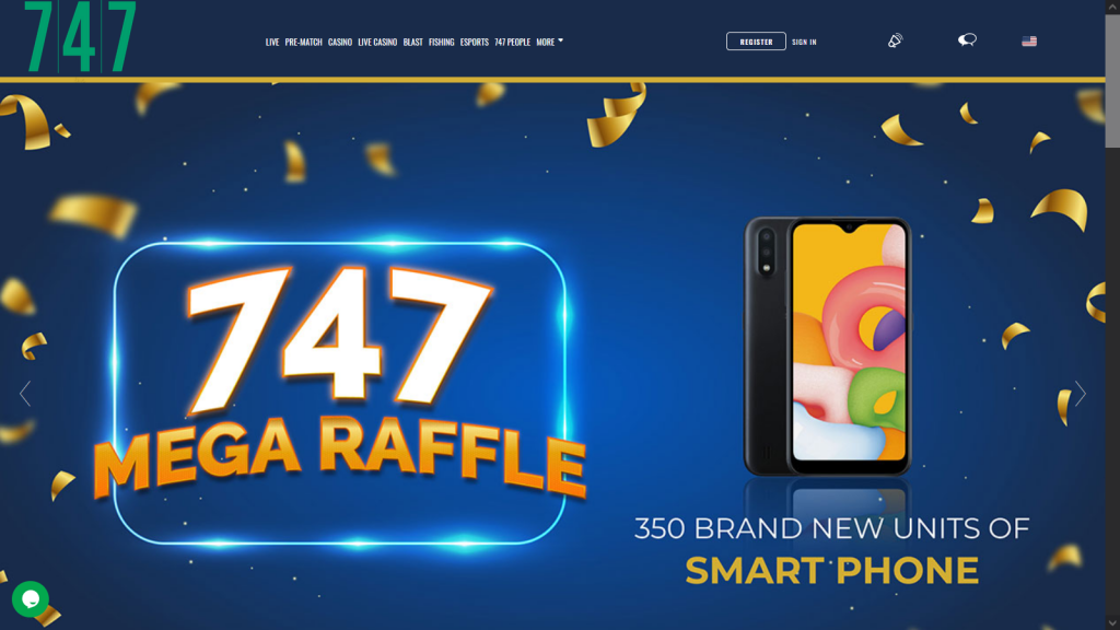 747.live Win one of 392 Prizes