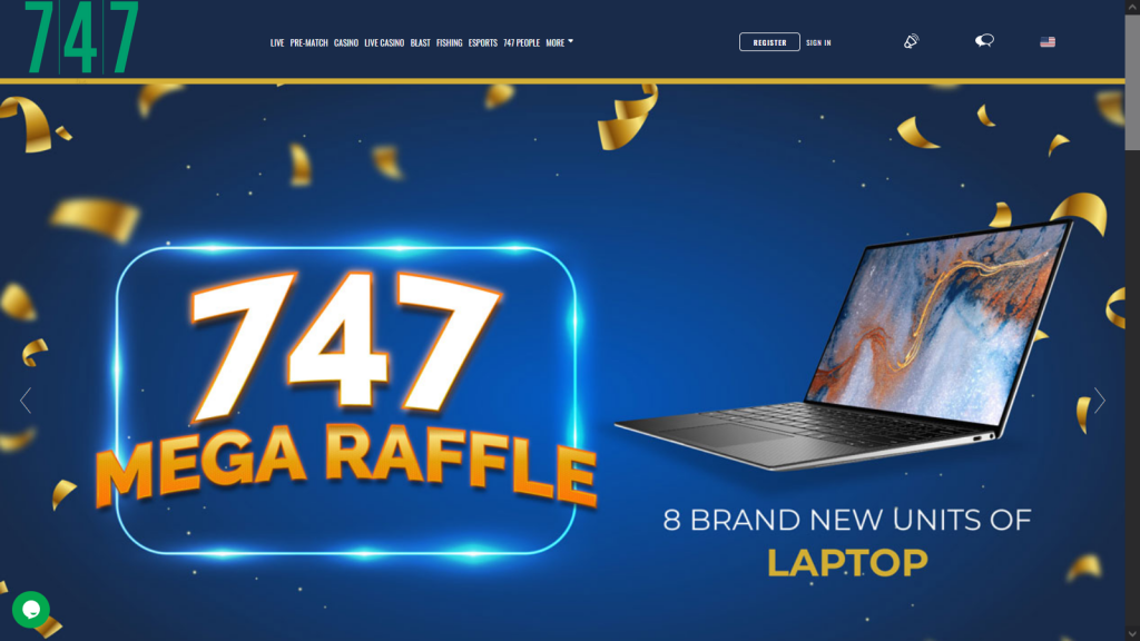 747.live Win one of 392 Prizes