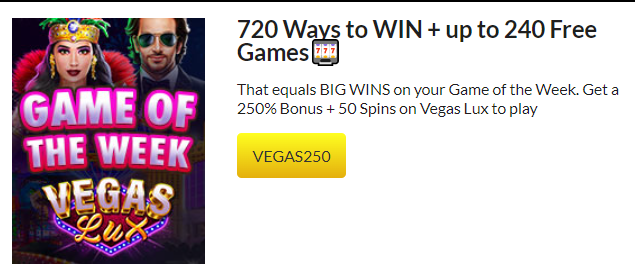 720 Ways to WIN + up to 240 Free Games