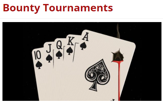 EveryGame Poker Bounty Tournaments