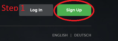 Step 1 How To Signup To EveryGame