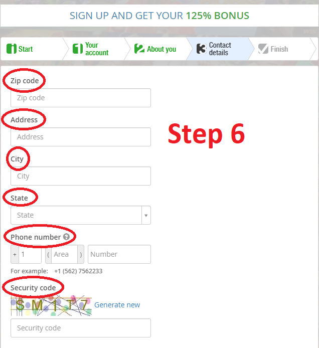 Step 6 How To Signup To EveryGame