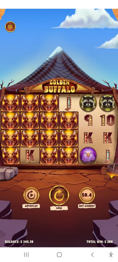 Golden Buffalo Slot Game Winners