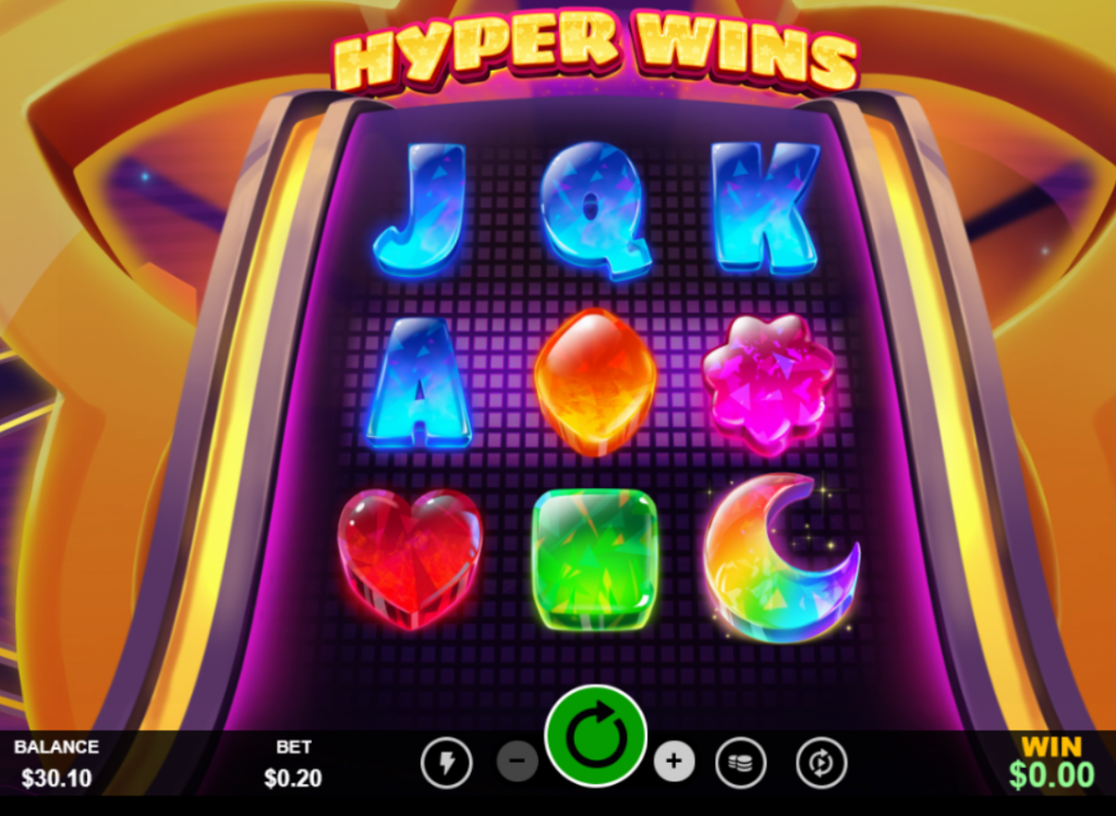 Hyper Win Online Slot Game Layout