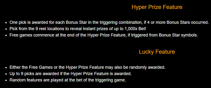 Hyper Win Online Slot Hyper Prize and Lucky Features