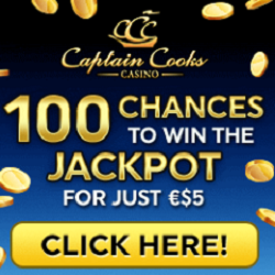 Captain Cook Casino 100 Chance to Win The Jackpot for Just $5