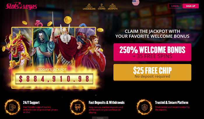 Slots of Vegas Casino New Player Bonus Offers