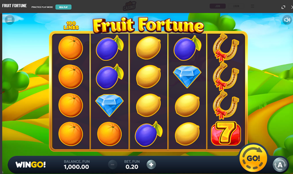 Fruit Fortune Game Screen