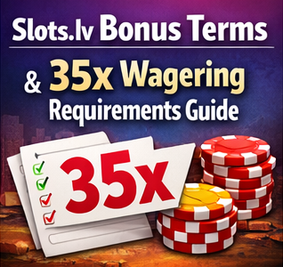 Slots.lv Bonus Terms & 35x Wagering Requirements Guide