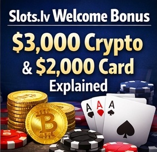 Slots.lv Welcome Bonus $3,000 Crypto & $2,000 Card Explained