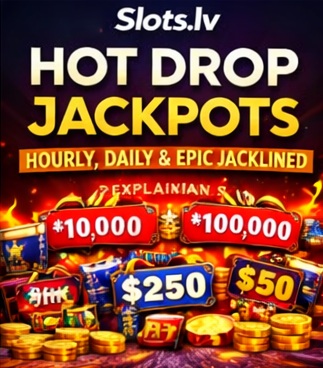 Slots.lv Hot Drop Jackpots Hourly, Daily & Epic Jackpots Explained