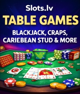 Slots.lv Table Games Blackjack, Craps, Caribbean Stud & More