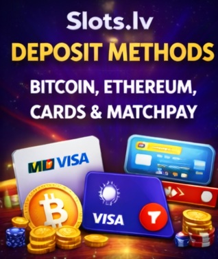 Slots.lv Deposit Methods Bitcoin, Ethereum, Cards & MatchPay