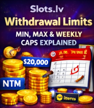 Slots.lv Withdrawal Limits Min, Max & Weekly Caps Explained