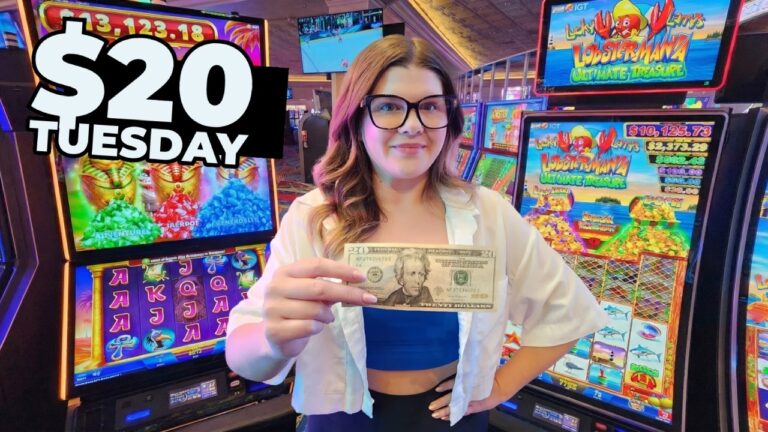 We Tried the $20 Method on Brand New Las Vegas Slots!