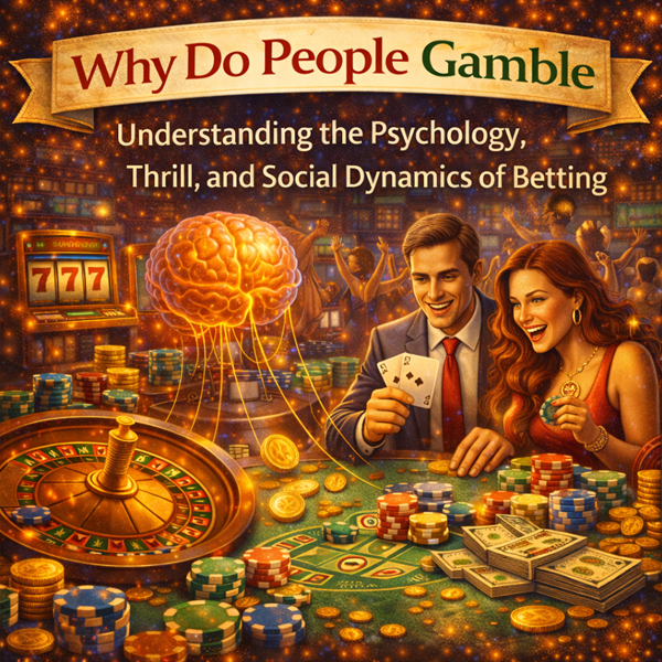 Why Do People Gamble Understanding the Psychology, Thrill, and Social Dynamics of Betting
