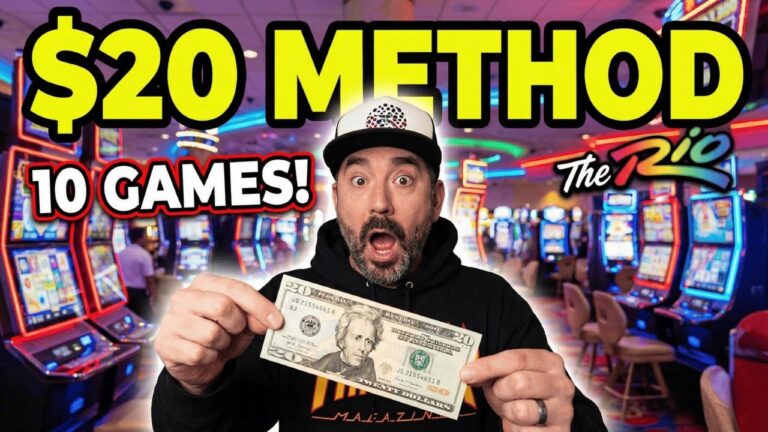 $20 Budget Slot Challenge At Rio Las Vegas – What Happened?!