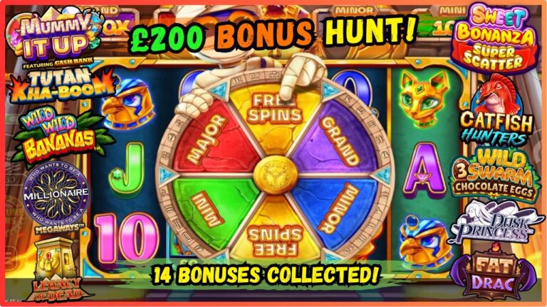 💥£200 ONLINE SLOTS BONUS HUNT! 🎰 14 Bonuses Collected! 🎉 UK Casino – Low Stakes Hunting For Big Wins