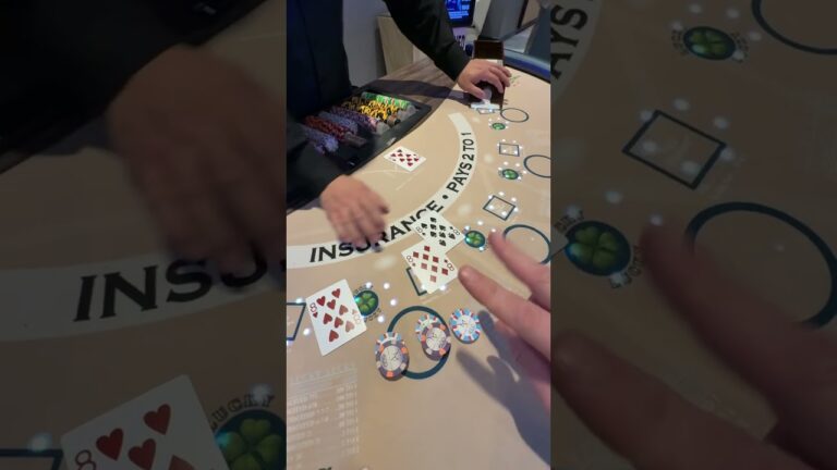 $6000 MASSIVE SPLIT at BLACKJACK #casino #blackjack #gambling