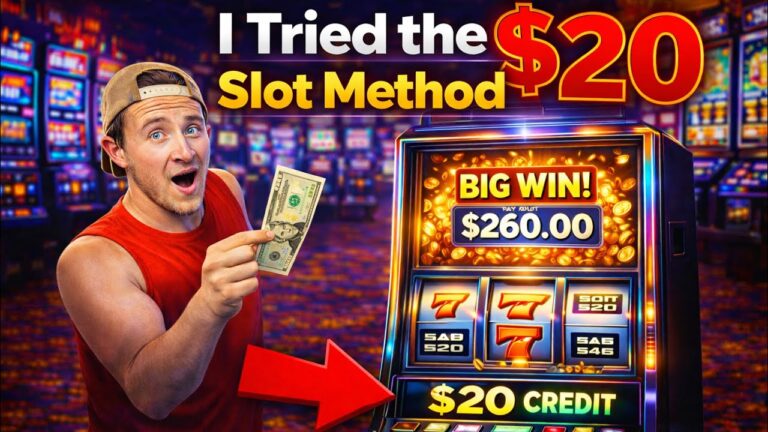 I Tried the $20 Slot Method – This Is Insane!