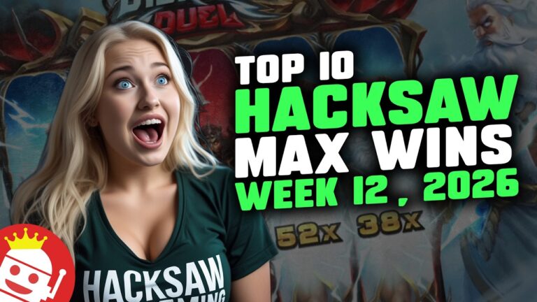 🔥 TOP 10 HACKSAW GAMING MAX WINS OF WEEK 12 / 2026