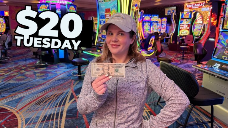 We Tried the $20 Slot Strategy in Las Vegas!!