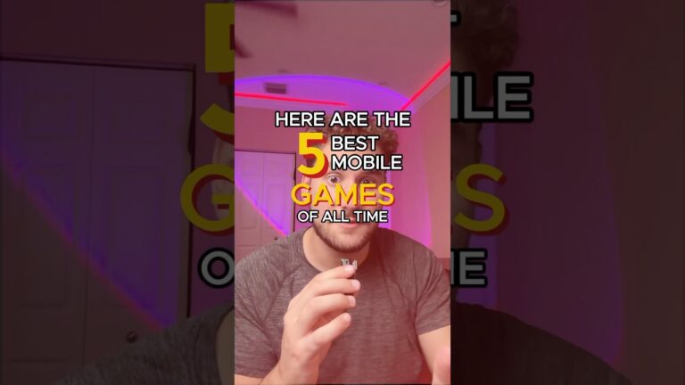 5 BEST Mobile Games of all TIME