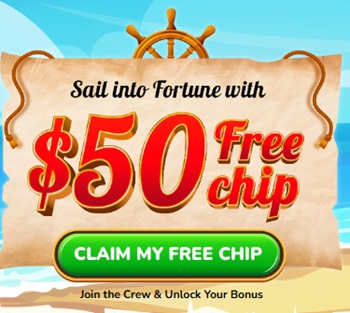 Captain Jack $50 No Deposit Bonus - Free Chip