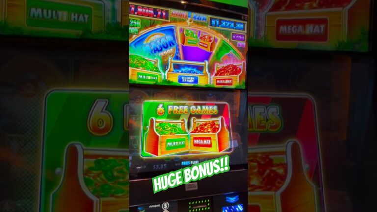 HUGE BONUS ON HUFF N LOTS OF PUFF SLOT! #slots #casino #jackpot #gambling #slot #slotmachine