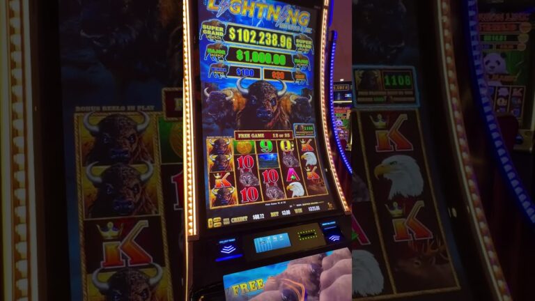Longest Buffalo Lightning Link Bonus I’ve Ever Had! #gambling #casino #slots