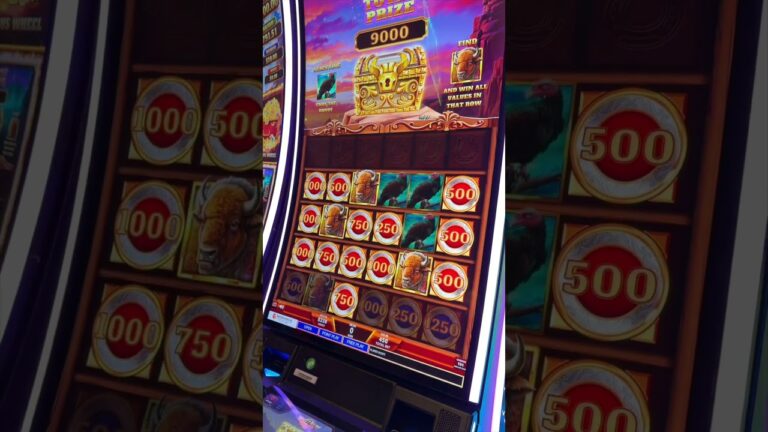 Max Bet Bonus on Buffalo Burst! #slots #casino #vegas