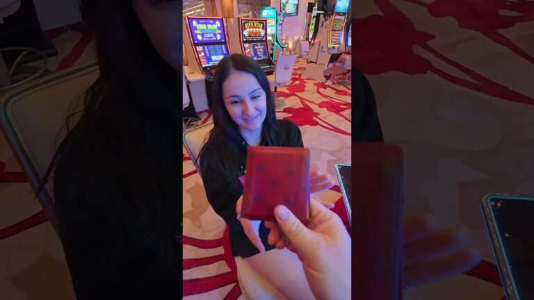 She Took My Wallet And Won THOUSANDS! #slot #casino #slots