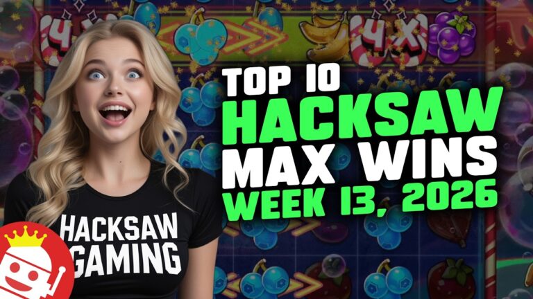 🔥 TOP 10 HACKSAW GAMING MAX WINS OF WEEK 13 / 2026