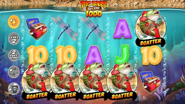 BIG BASS SPLASH 1000 EPIC WIN NON STOP BONUS BUY ONLINE CASINO SLOT 20 FREE SPINS