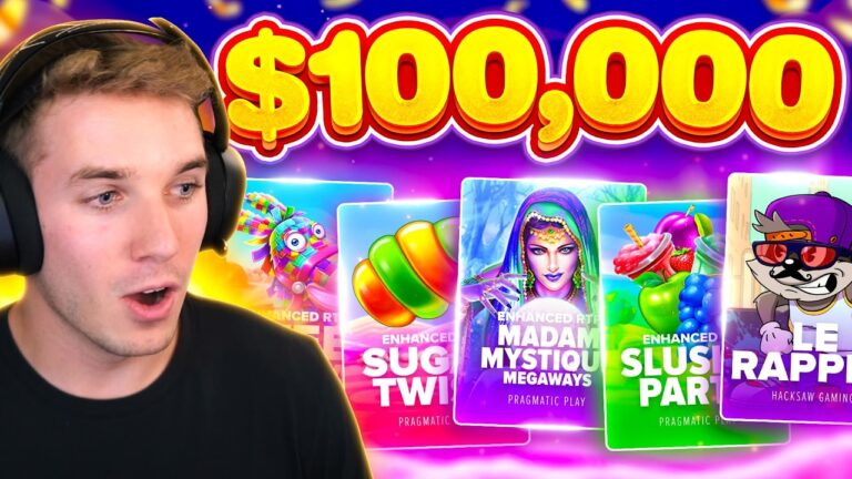 I BET $100,000 ON 5 SLOTS. | Solo Sessions