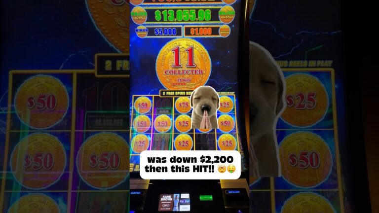 down over $2k & about to go home…SO GLAD I STAYED!🤯🎰🤑#casino #gambling #bonus #slots #slotmachine