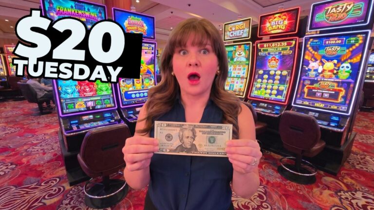 I Put $20 in 10 Brand NEW Slot Machines in Las Vegas!