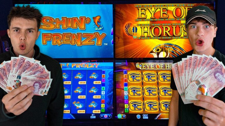 £1000 Casino Battle: Eye of Horus VS Fishin Frenzy!