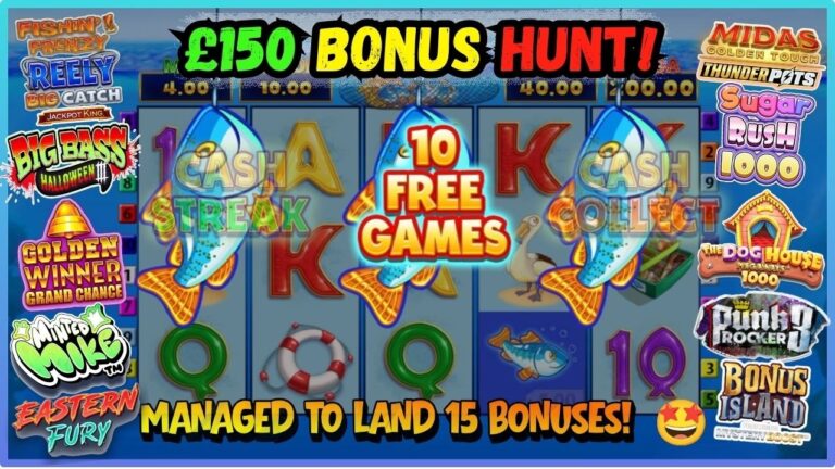 💥£150 BONUS HUNT! 🎰 Online Slots – UK Casino🎉 Managed To Land 15 Bonuses! 🤩