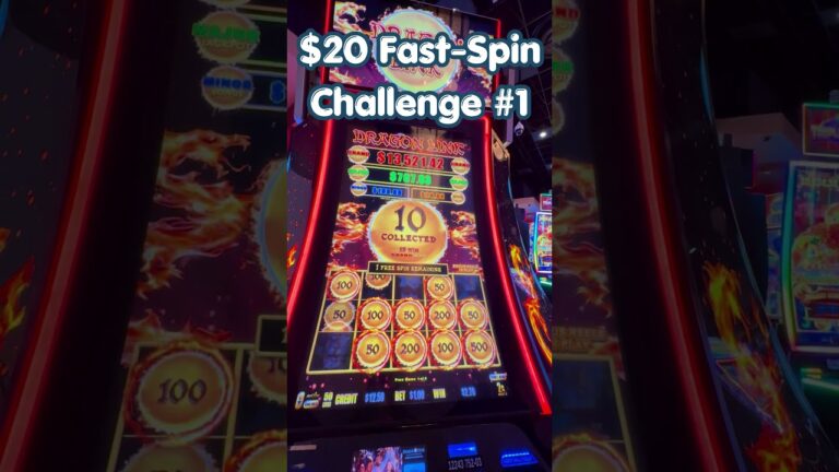 $20 Fast-Spin Challenge on Panda Magic #casino #gambling #slotmachine
