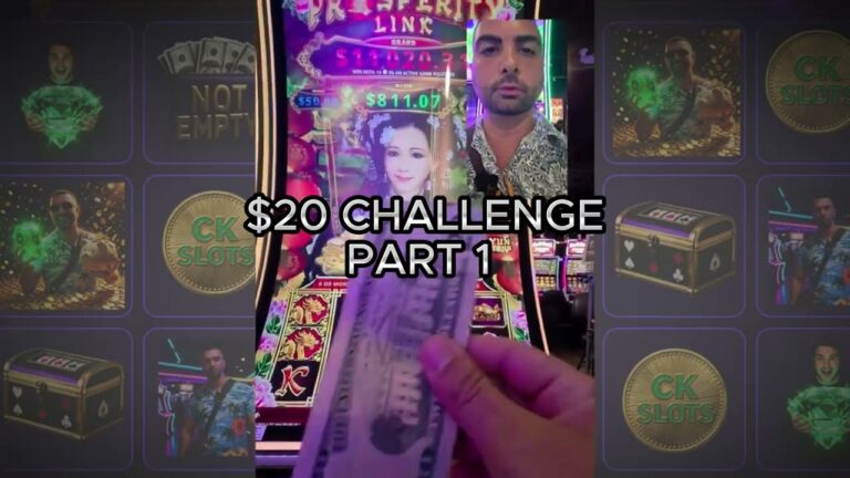 $20 Slots Challenge Part 1: Turning a Small Bet into Big Wins! 💵🎰💥