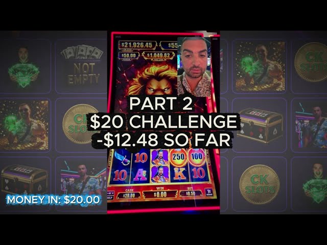 $20 Slots Challenge Part 2: Turning a Small Bet into Big Wins! 💵🎰💥