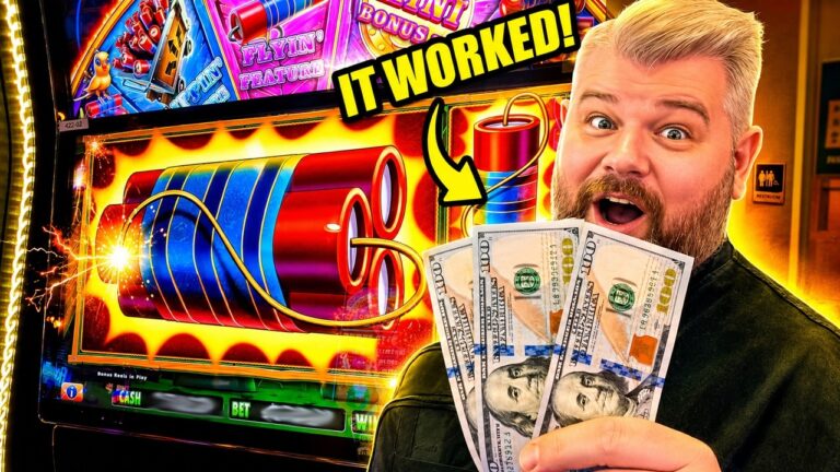 Our LUCKIEST $300 STRATEGY Wouldn’t STOP Winning At The Casino!