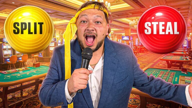 SPLIT OR STEAL: Casino Game Show! (INSANE ENDING)