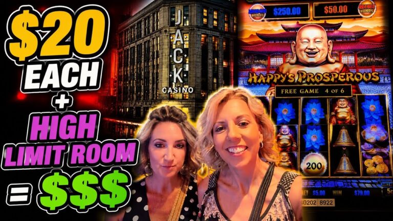 We Took $20 Each to the HIGH LIMIT ROOM… Can We Turn Our Twenties Into Plenties?! 🎰💰