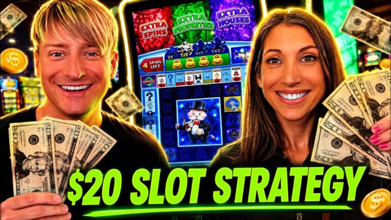 We tried the $20 slot strategy and THIS is what happened! 🎰 with @SLOTaholic
