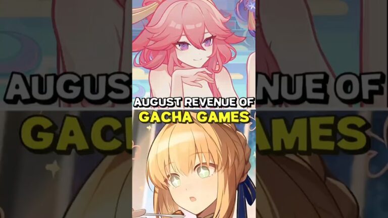 Top 10 Highest Revenue Gacha Games of August 2025!